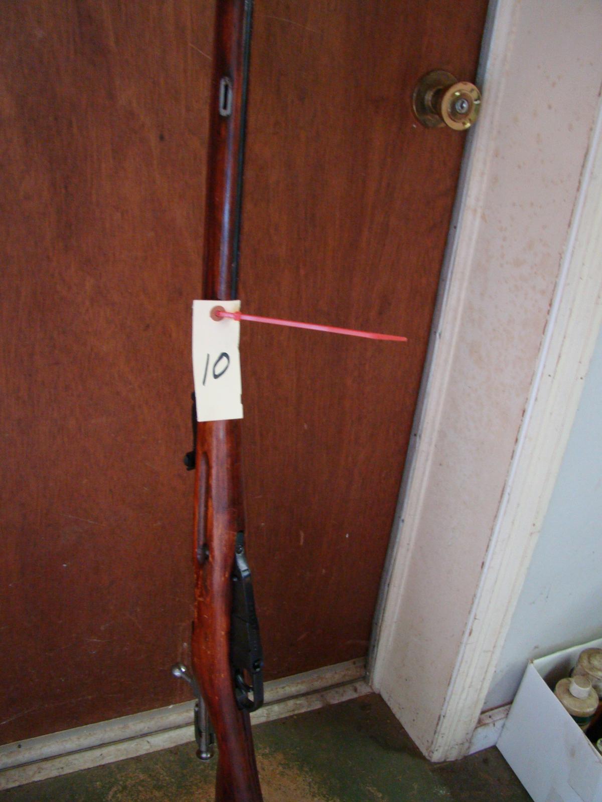 GUN BY MOSINNAGANT RUSSIAN MILITARY  7.62 X 54R  W/BARNET