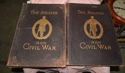 VINTAGE BOOKS "THE SOLDIER IN OUR CIVIL WAR" VOLS. 1 & 2