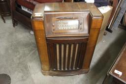 Radio in Mahogany Case