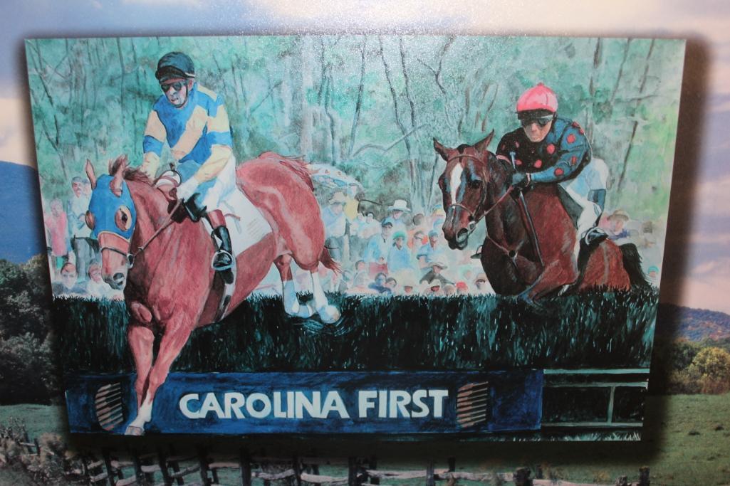 Horse Race Plaque