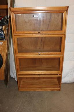 Oak Lawyer's Style Bookcase