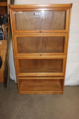 Oak Lawyer's Style Bookcase