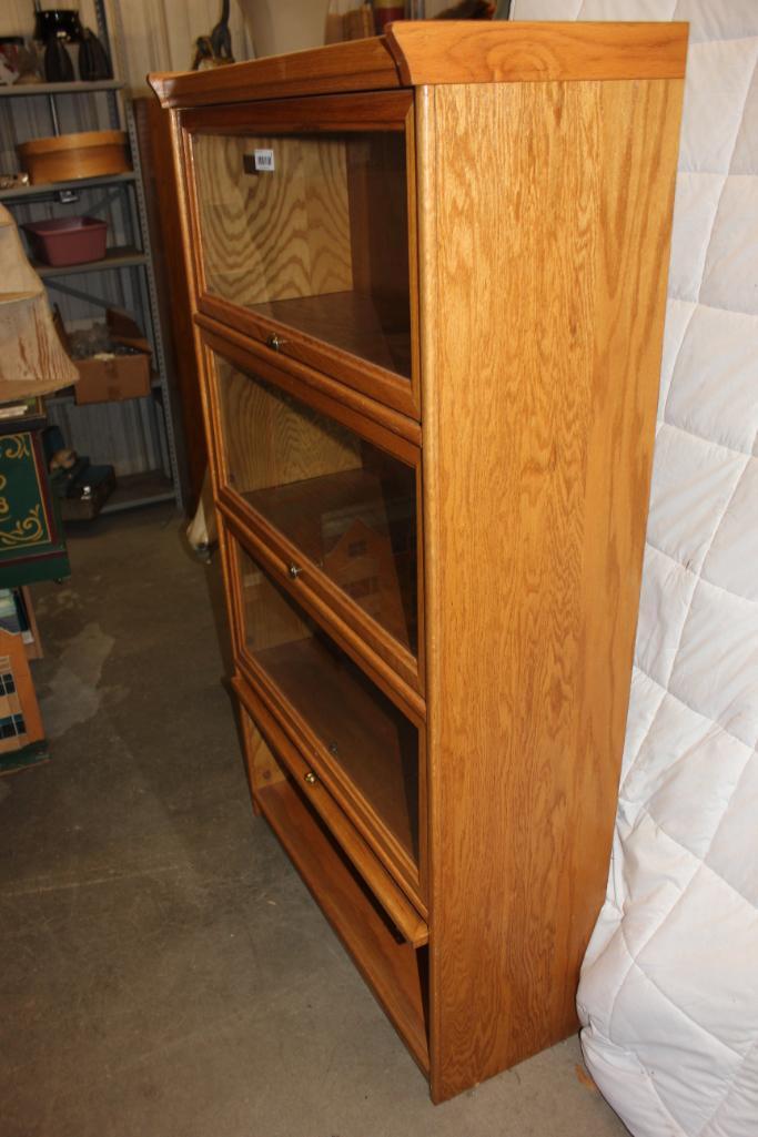 Oak Lawyer's Style Bookcase