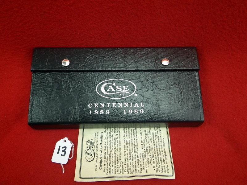 Rare Case XX Centennial 1889-1989 1 OF 750 (Curly Maple)