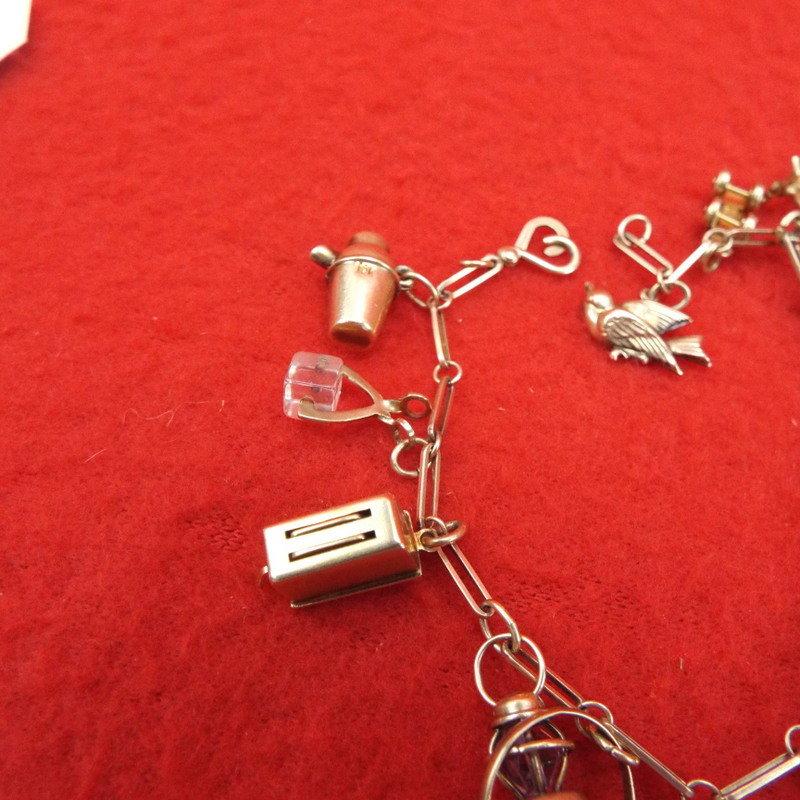 10K Charm Bracelet