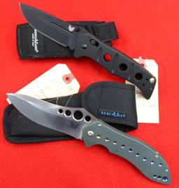 (2) Benchmade Folders 275BK Sibert Design And Benchmade 630 Skirmish