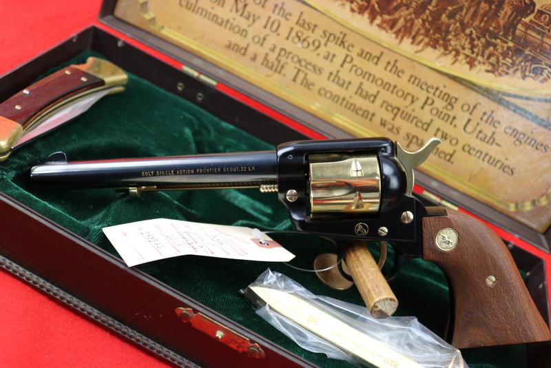 Colt Frontier Scout .22 "Golden Spike" Commemorative .22LR