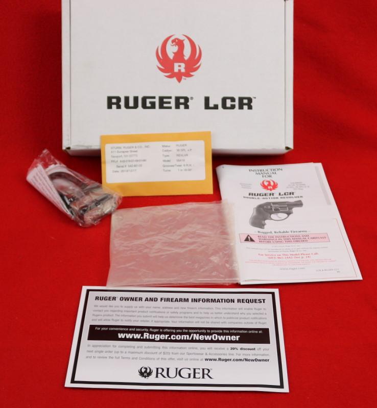 Ruger LCR .38 Spl.+P