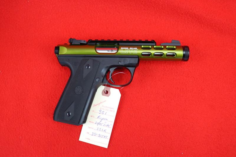 Ruger 22/45 "Lite" OD Green Pistol .22 LR     (P45MK3ALRPOVU-OD)