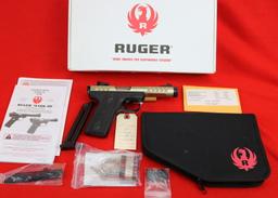 Ruger 22/45 Gold Anodize "Lite" Pistol .22 LR  (P45MK3ALRP)