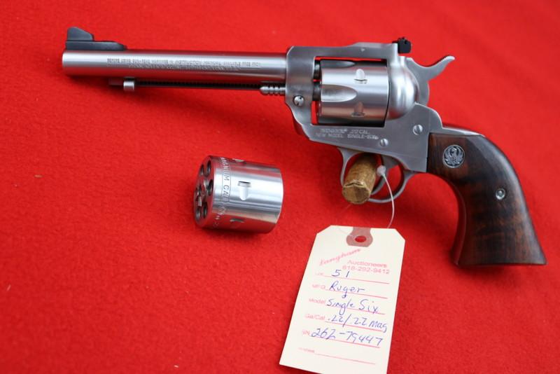 Ruger New Model Single Six Revolver  .22/.22 Mag.