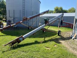 Hutchinson 10" by Approx 30’ Long Auger w/ Electric Motor