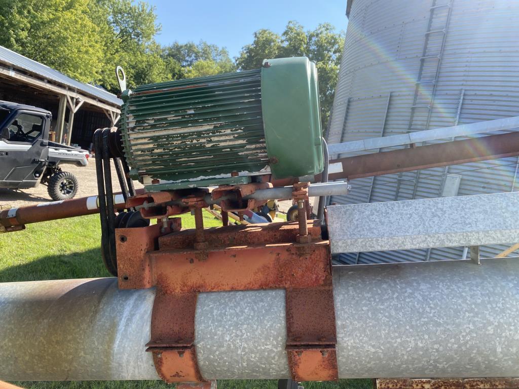 Hutchinson 10" by Approx 30’ Long Auger w/ Electric Motor