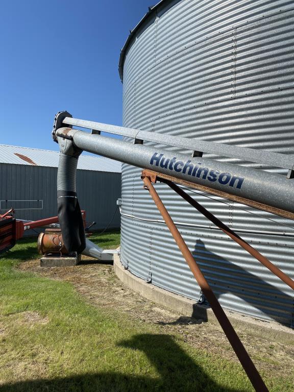 Hutchinson 10" by Approx 30’ Long Auger w/ Electric Motor