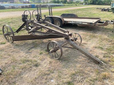 C-64 PULL TYPE GRADER ON STEEL WHEELS