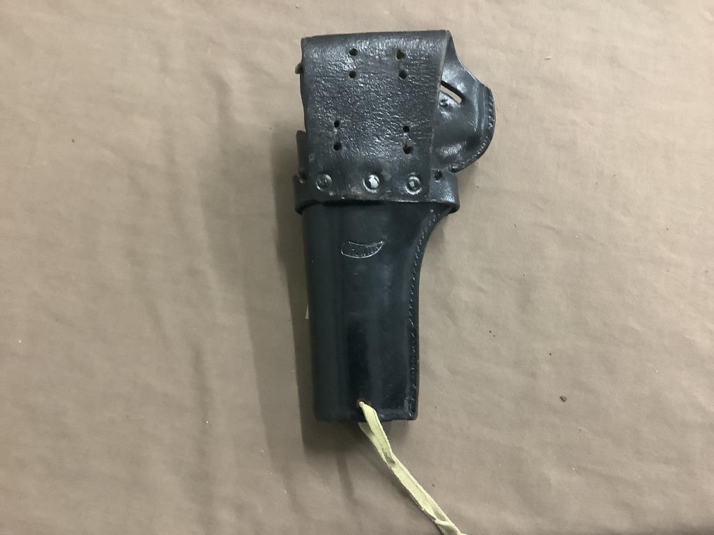 Hunter leather gun holster