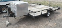 SILVER UTILITY TRAILER