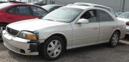 2002 LINCOLN LS - CREAM 4 DOOR