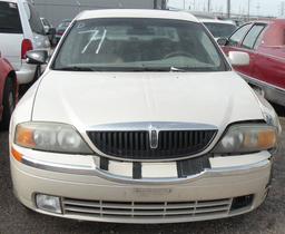 2002 LINCOLN LS - CREAM 4 DOOR