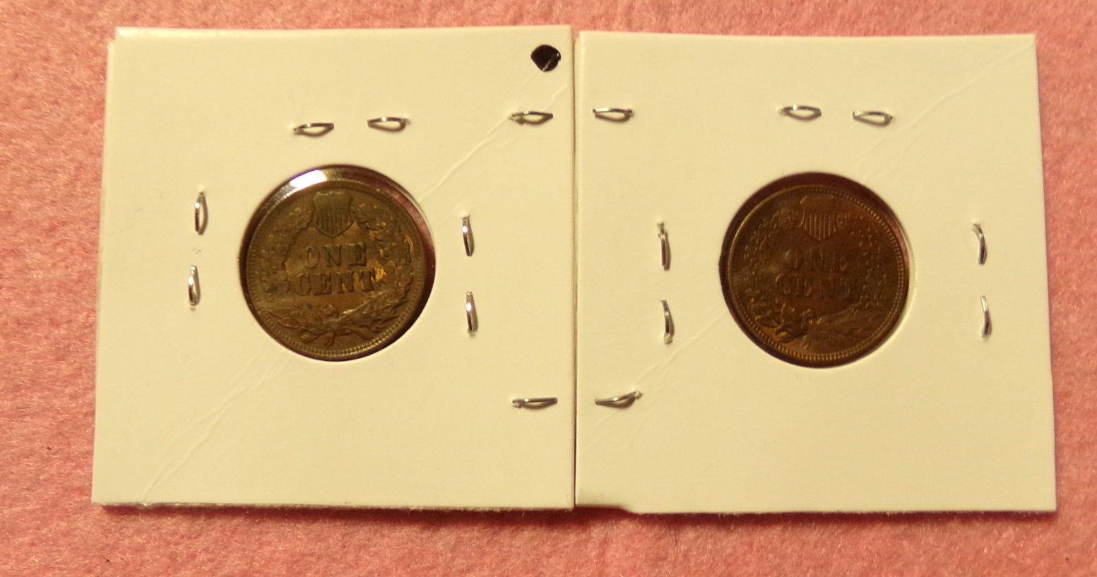 1902, 1903 INDIAN HEAD PENNIES - 2 TIMES MONEY