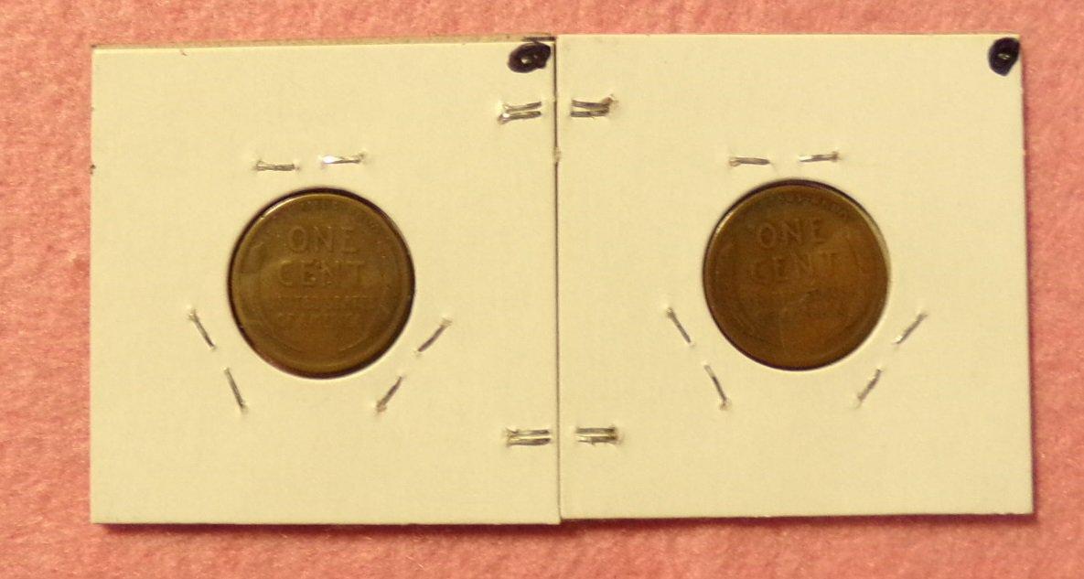 1910-S, 1911-S WHEAT PENNIES - 2 TIMES MONEY