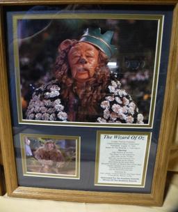 SET OF 5 WIZARD OF OZ FRAMED PICTURES