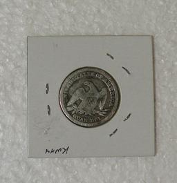 1857 SEATED LIBERTY QUARTER