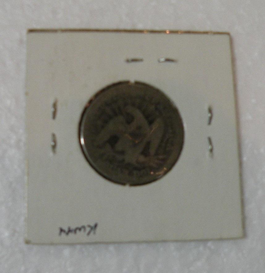 1853 SEATED LIBERTY QUARTER W/ARROWS, RAYS