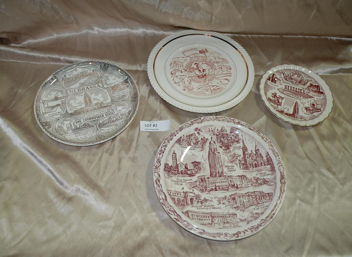 4 STATE OF NEBRASKA COLLECTOR PLATES