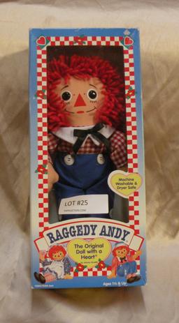 RAGGEDY ANDY CLOTH DOLL W/BOX