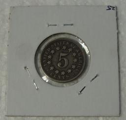 1868 SHIELD NICKEL