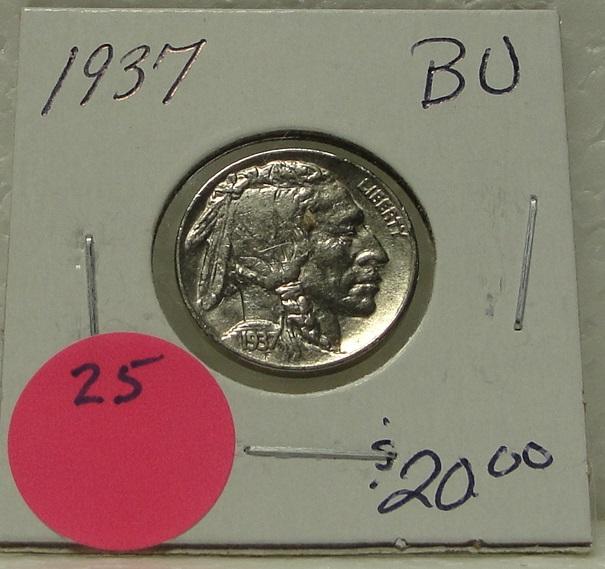 1937 BU BUFFALO NICKEL