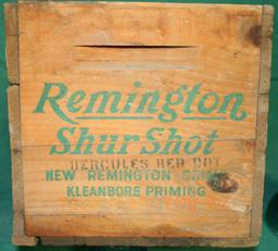 REMINGTON SHUR SHOT WOOD SHIPPING CRATE
