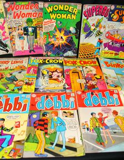 16 ASSORTED 1960'S/70'S COMIC BOOKS - MOSTLY SUPERMAN DC NAT'L COMICS