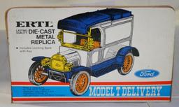 ERTL 1/25 DIECAST FORD COIN BACK W/BOX - WHEELERS ADVERTISING