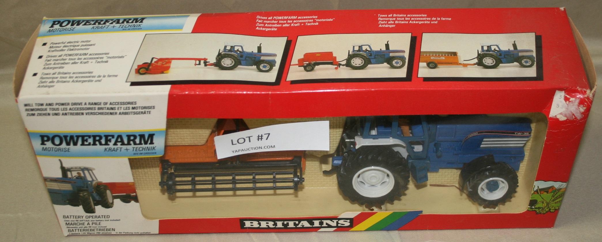 BRITAINS POWERFARM BATTERY OPERATED TOY W/BOX