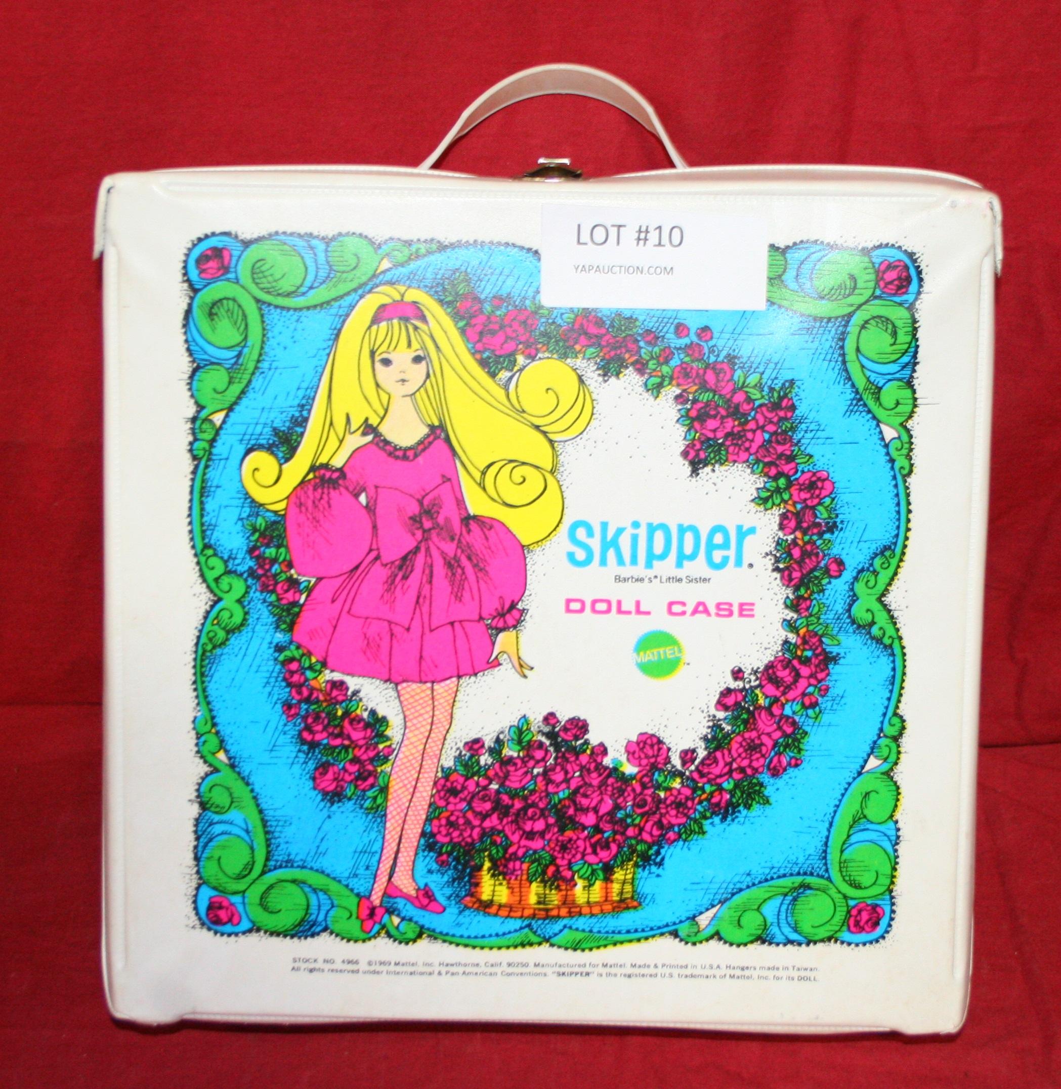 1969 MATTEL SKIPPER BARBIE DOLL CASE