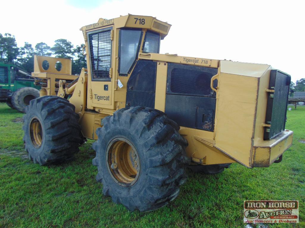 2002 Tigercat 718 Feller Buncher w/ 5500 Sawhead