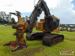 2005 Tigercat 822 Tri-Rail Feller Buncher w/ Single Post TC 5702 Sawhead