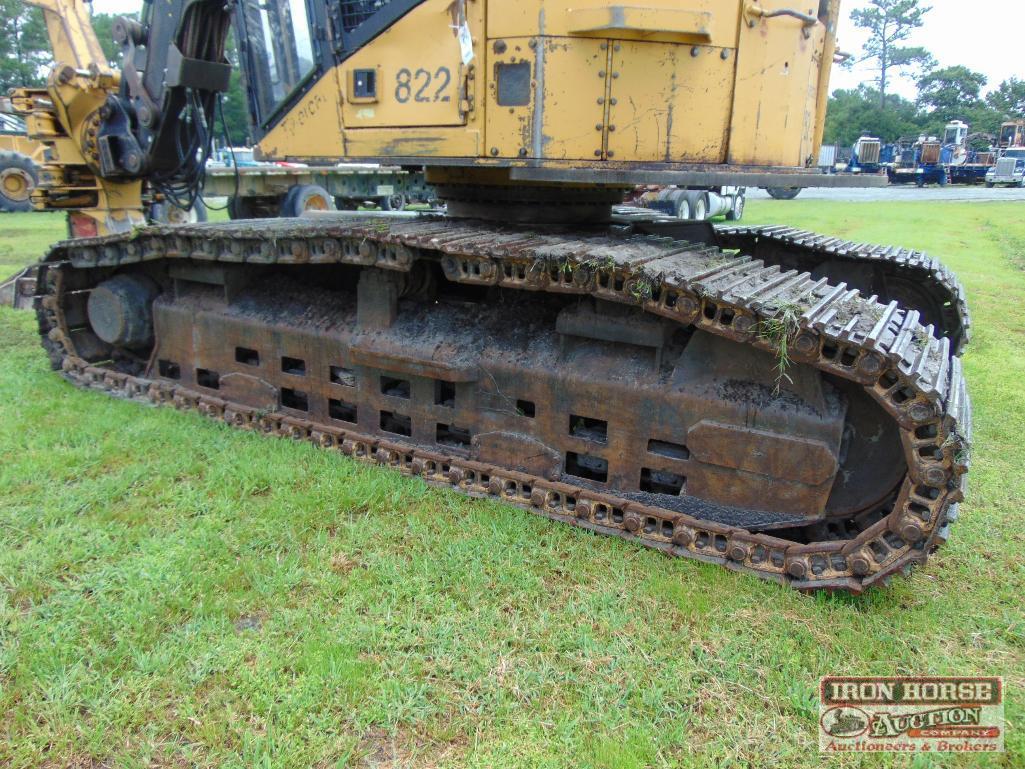 2005 Tigercat 822 Tri-Rail Feller Buncher w/ Single Post TC 5702 Sawhead