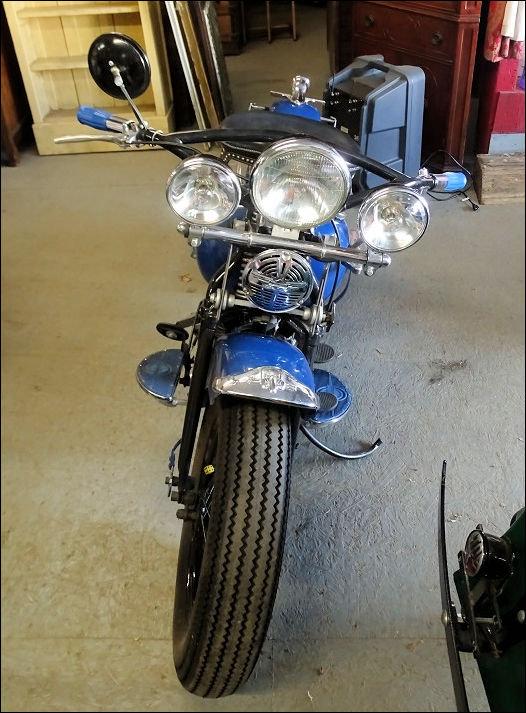 1957 Harley WL Solo Bobber