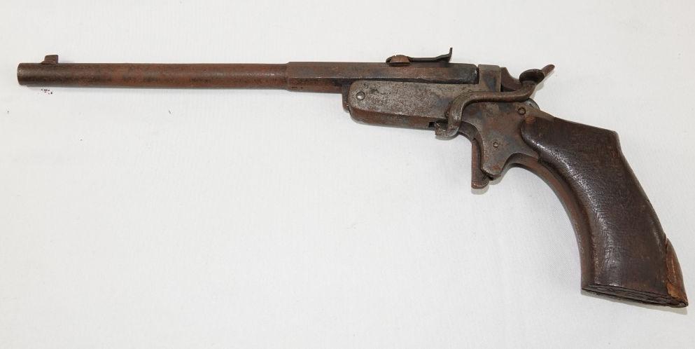 Antique single shot pistol - Model:none - unknown- pistol
