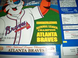 Misprint 1992 Atlanta Braves Frosted Flake boxes