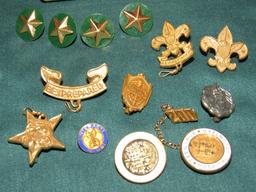Boy Scout Pins & Holster
