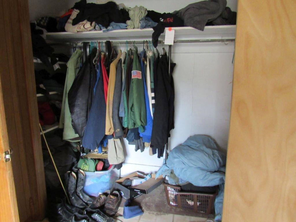 Contents of closet