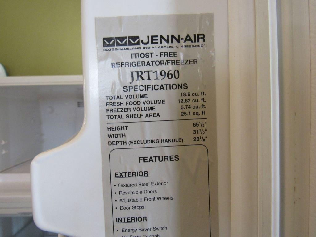 Jen Air Upright Refrigerator/Freezer