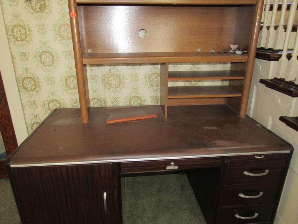 Large Metal Desk