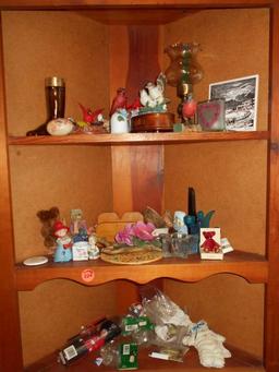 Contents of a Corner Cabinet