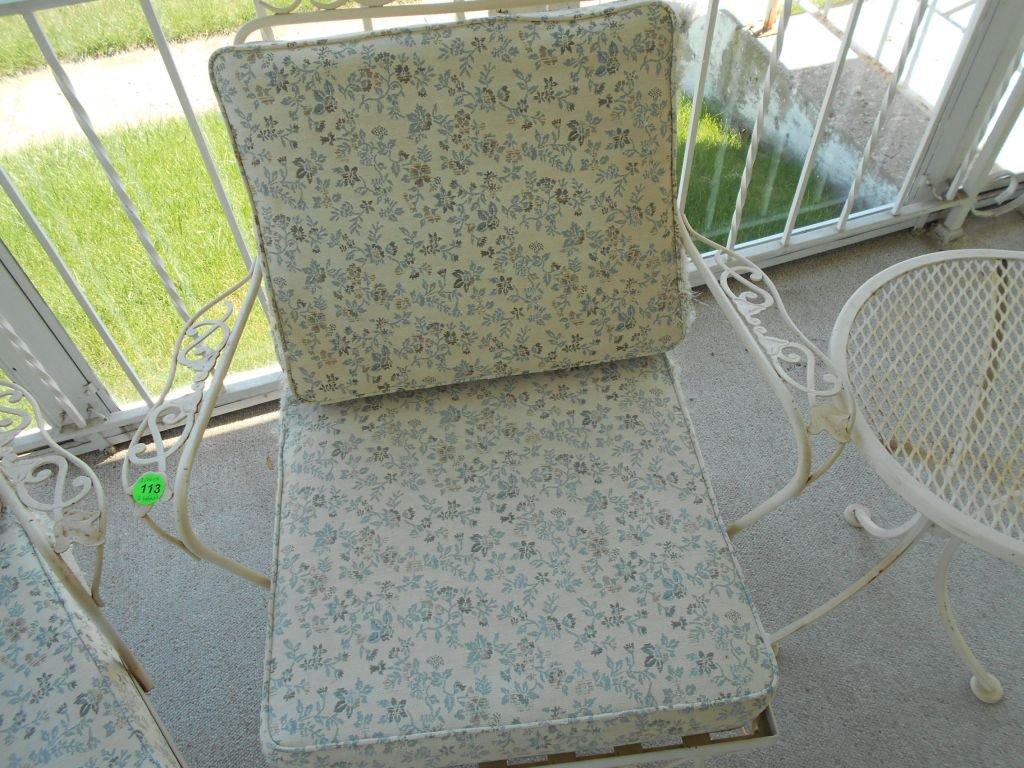 Patio Chairs & 2 Table