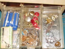 Costume Jewelry & Jewelry Box